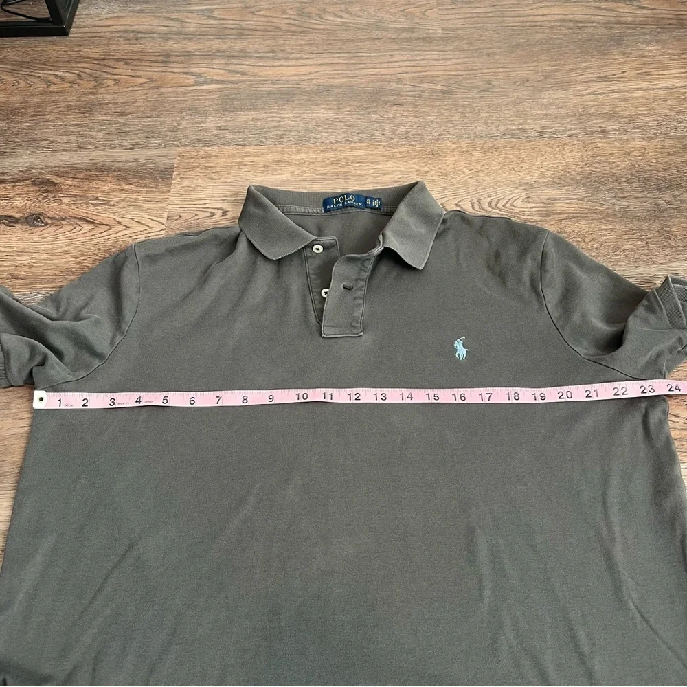 Polo Ralph Lauren Men’s Classic Fit Polo Shirt XL Charcoal Grey / Blue Pony Logo